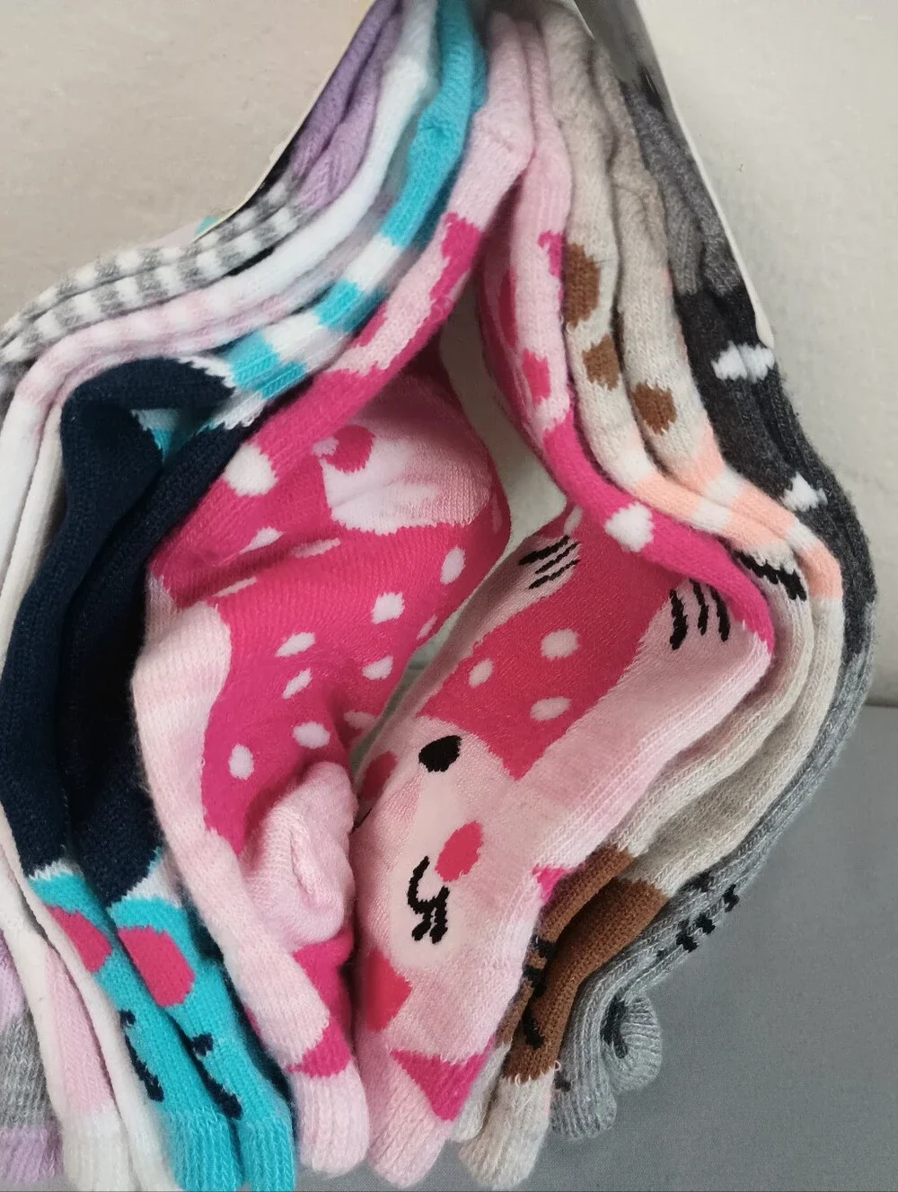 Wonder Nation Girls' No Show Socks